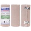 Bandaj elastic compresie ușoară 10 cm x 4.5 m cu cleme metalice ALINTA