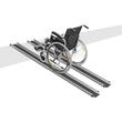 Rampa pliabila din aluminiu pentru scaun cu rotile, 120-213cm, max 270kg, 805400