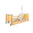 Pat electric medical spital / bolnavi, Virgo LOW, somieră din lemn, cu 5 funcții, reglaj înălțime 21-62cm, cu laterale, 811242