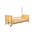 Pat electric medical spital / bolnavi, Virgo LOW, somieră din lemn, cu 5 funcții, reglaj înălțime 21-62cm, cu laterale, 811242