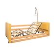 Pat electric medical spital / bolnavi, Libra LOW, somieră din lemn, cu 5 funcții, reglaj înălțime 21-62cm, cu laterale, 811243