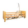 Pat electric medical spital / bolnavi, Libra LOW, somieră din lemn, cu 5 funcții, reglaj înălțime 21-62cm, cu laterale, 811243