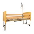 Pat electric medical spital / bolnavi, Libra LOW, somieră din lemn, cu 5 funcții, reglaj înălțime 21-62cm, cu laterale, 811243