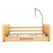 Pat electric medical spital / bolnavi, Libra LOW, somieră din lemn, cu 5 funcții, reglaj înălțime 21-62cm, cu laterale, 811243