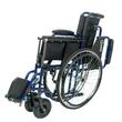 Scaun cu rotile pliabil, cotiere detasabile, 125kg, Gemini  