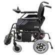 Scaun cu rotile electric cu spatar pliabil, pedalier detasabil, roti antirasturnare max. 120 kg  811315
