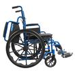 Scaun cu rotile cu vas de toaletă, pliabil, roți 24 inch, șezut 46 cm, max. 125 kg, LAPIS, 815000