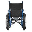 Scaun cu rotile cu vas de toaletă, pliabil, roți 24 inch, șezut 46 cm, max. 125 kg, LAPIS, 815000