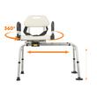 Scaun de transfer pentru cadă cu rotire 360, cu rotire completă și glisare laterală, 805661