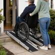 Rampă telescopică antiderapantă pentru praguri, trepte și acces locuință, lungime 211 cm, set, capacitate 300 kg, TMS 298 SENA