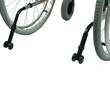Scaun cu rotile, din aluminiu, pliabil, roți 24", max. 135 kg LION ALU IV