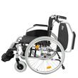 Scaun cu rotile, din aluminiu, pliabil, roți 24", max. 135 kg LION ALU IV