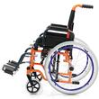 Scaun cu rotile copii 35cm, pliabil, cotiere rabatabile, max. 80kg, 811311, Rainbow