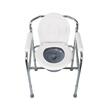 Scaun cu WC de camera, inaltime reglabila, otel, pliabil, max. 100 kg CMB 894