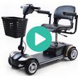 Scuter electric pliabil, manere rabatabile, max. 136kg APOLLO
