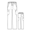 Pantaloni bărbătești Wonder PRO 5619 REDT
