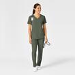 Bluza dama cu anchior, WonderWink RENEW 6134 OLIVE