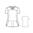 Bluza dama WonderWink PRO 6419 CEIL