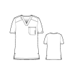 Bluza barbateasca WonderWink PRO 6619 WINE