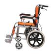 Scaun cu rotile ultrausor, pliabil, sezut 45 cm, CML 203 ABJ-16 Portocaliu