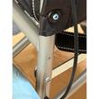 Scaun cu rotile ultrausor, pliabil, suprafata sezut 41 cm, max. 110kg, CML 203 ABJ-16 Negru - RESIGILAT
