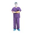 Costum pijama din netesut 45 g/mp antistatic Violet