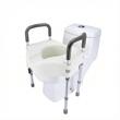 Inaltator WC/toaleta de 12 cm cu manere de sustinere, reglabil pe inaltime, CMI 7060B L