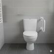 Mâner de siguranță pentru baie, din oțel vopsit, rabatabil, RS963