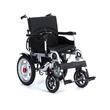Scaun cu rotile electric, pliabil, manere rabatabile, max. 110 kg sezut 46cm, negru JT 098