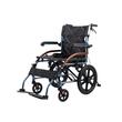 Scaun cu rotile (fotoliu rulant) ultrausor din aluminiu, pliabil, cu manere rabatabile, sezut 46 cm, CML 05 LABJ-16