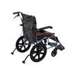 Scaun cu rotile (fotoliu rulant) ultrausor din aluminiu, pliabil, cu manere rabatabile, sezut 46 cm, CML 05 LABJ-16