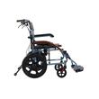 Scaun cu rotile (fotoliu rulant) ultrausor din aluminiu, pliabil, cu manere rabatabile, sezut 46 cm, CML 05 LABJ-16