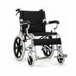 Scaun cu rotile ultra-ușor, pliabil, 41 cm, max. 80 kg, TMS 203L LIVON, negru