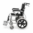 Scaun cu rotile ultra-ușor, pliabil, 41 cm, max. 80 kg, TMS 203L LIVON, negru