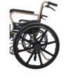 Scaun rulant pliabil din oțel CML-979BJ-46, șezut 46 cm, max. 100 kg