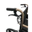 Scaun rulant pliabil din oțel CML-979BJ-46, șezut 46 cm, max. 100 kg
