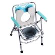 Scaun cu WC de camera pliabil, reglabil pe inaltime, din aluminiu CMB 7900L max. 180kg