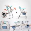 Scaun cu WC de camera pliabil, reglabil pe inaltime, din aluminiu CMB 7900L max. 180kg