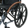 Scaun cu rotile ultrausor din aluminiu, pliabil, cu manere rabatabile, sezut 46 cm, max. 120kg, CML 05 LABJ-20