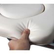 Scaun cu WC de camera pliabil, reglabil pe inaltime, din aluminiu CMB 7900L max. 180kg