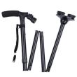 Baston telescopic de sprijin pliabil cu lanterna si pivoti stabilizatori CMG 9274L