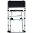 Scaun cu WC de camera ultrausor, pliabil, reglabil pe inaltime, max. 120kg, CMB 692-6