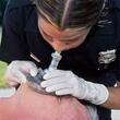 Mască pentru resuscitare CPR cu supapă și tub de insuflare, 34218