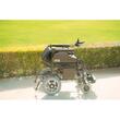 Scaun cu rotile electric cu spatar pliabil, pedalier detasabil, roti antirasturnare max. 120 kg  811315