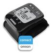 Tensiometru de incheietura Omron RS7, Bluetooth, 2 utilizatori, 100 de masuratori, Negru
