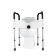 Inaltator WC/toaleta de 12 cm cu manere de sustinere, reglabil pe inaltime, CMI 7060B L