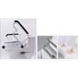 Inaltator WC cu capac, manere de sustinere rabatabile, reglabil pe inaltime, inaltime reglabila 6 cm, 10 cm, 14 cm,  AT 51204