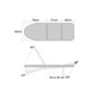 Masă de examinare electrică cu tetieră ergonomică și suport brațe, SE-1130-B-OFT
