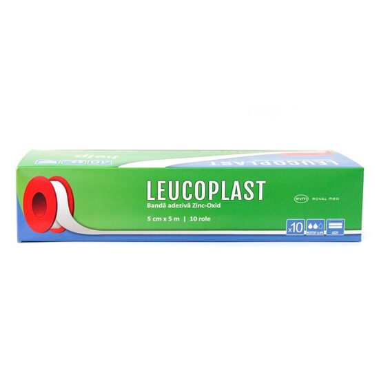 Leucoplast panza zinc-oxid 5cm x 5m RVM