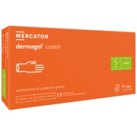 Manusi latex, Dermagel, Aderenta Puternica, Fara Alergeni, Nepudrate, Albe
